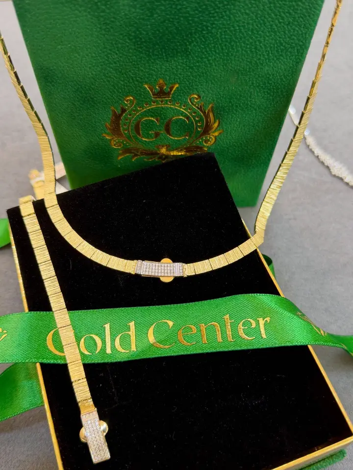 Altın Gerdanlık Bileklik Seti - Karşıyaka İzmir Kuyumcu Gold Center Süleyman Pırlanta