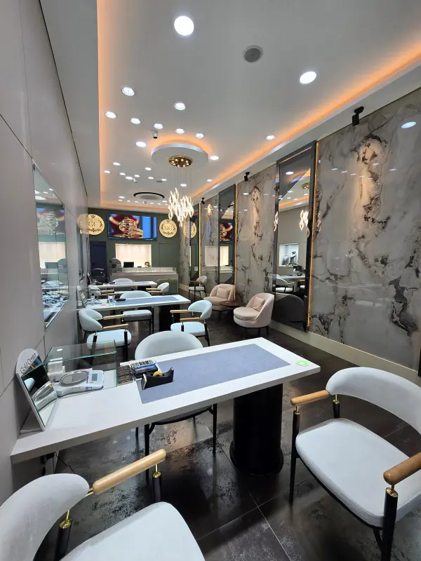 Gold Center Karşıyaka Lüks Kuyumcu Mağazası İç Tasarımı - İzmir Kuyumcu Süleyman Pırlanta